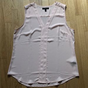 Banana Republic sleeveless blouse in pink blush
